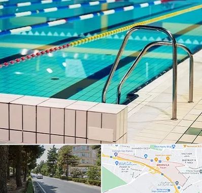 استخر در مهرویلا کرج