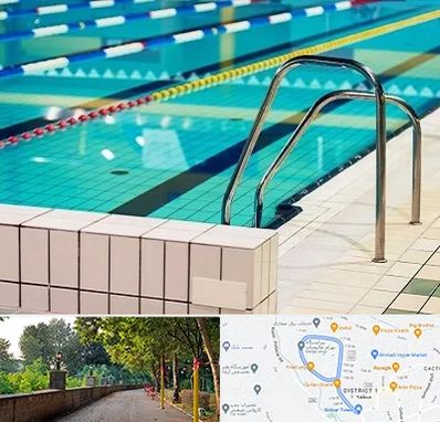 استخر در بلوار گیلان رشت