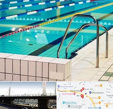 استخر در پارک وی 