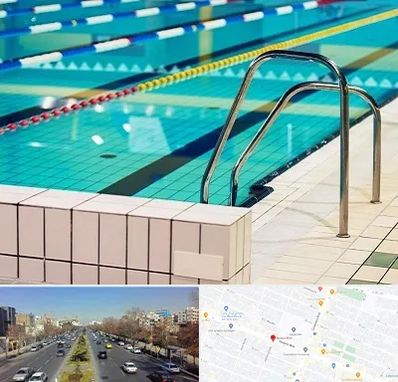 استخر در بلوار معلم مشهد