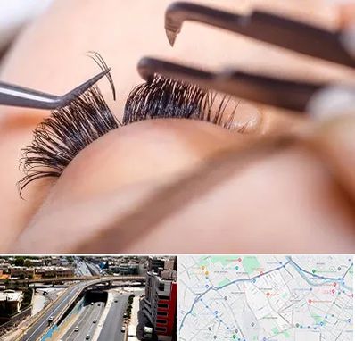 سالن کاشت مژه در ستارخان شیراز