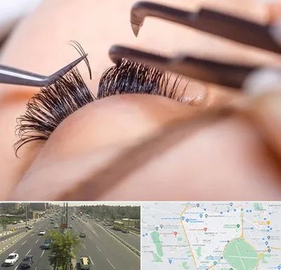 سالن کاشت مژه در منطقه 17 تهران