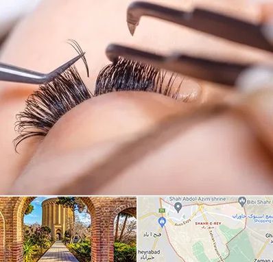 سالن کاشت مژه در شهر ری