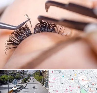 سالن کاشت مژه در خیابان زند شیراز