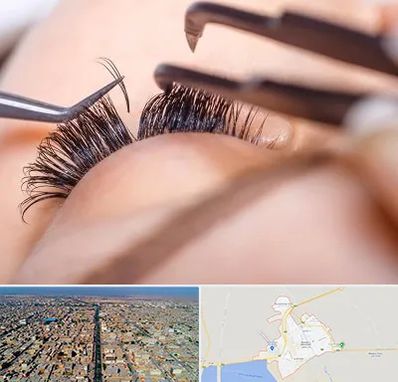 سالن کاشت مژه در بندر ماهشهر