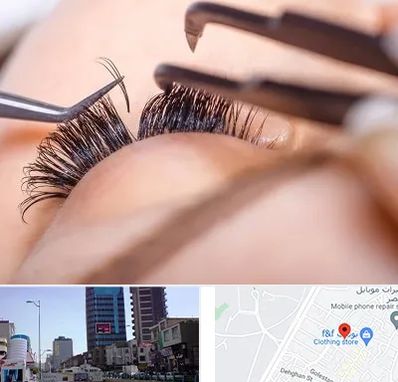 سالن کاشت مژه در چهارراه طالقانی کرج