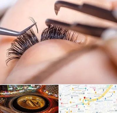 سالن کاشت مژه در میدان ولیعصر