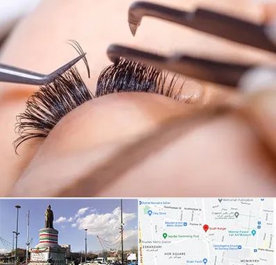 سالن کاشت مژه در کارگر جنوبی