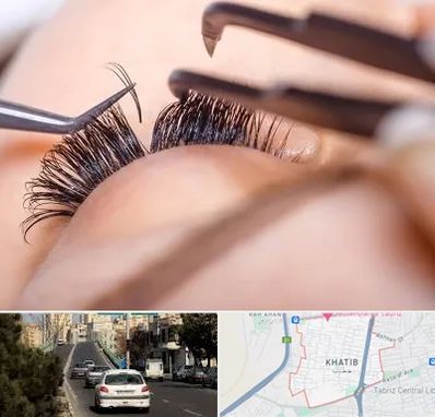 سالن کاشت مژه در خطیب تبریز