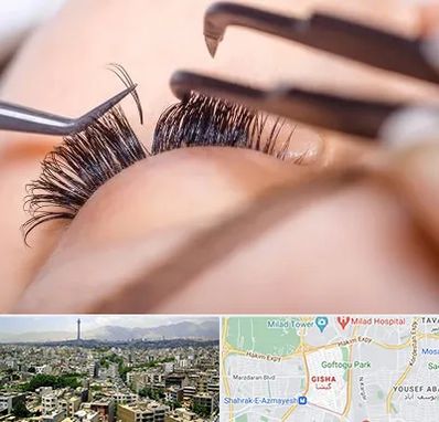 سالن کاشت مژه در گیشا