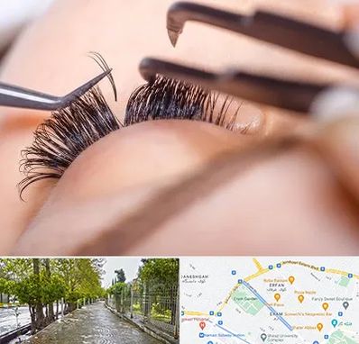 سالن کاشت مژه در خیابان ارم شیراز