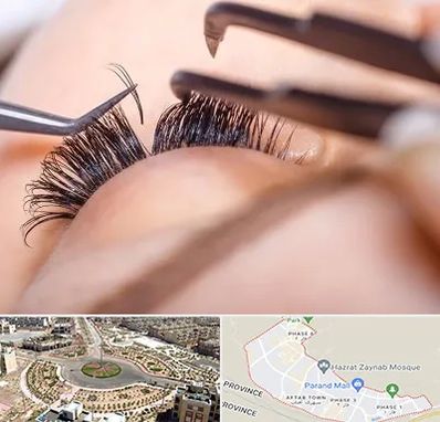 سالن کاشت مژه در پرند