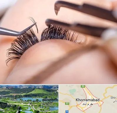 سالن کاشت مژه در خرم آباد