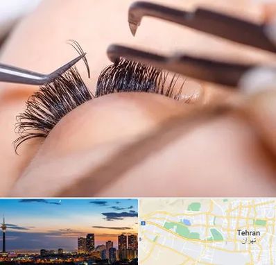 سالن کاشت مژه در غرب تهران