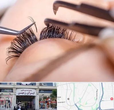 سالن کاشت مژه در ایران زمین