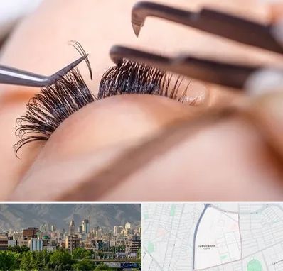 سالن کاشت مژه در جمشیدیه