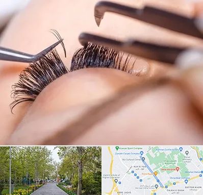 سالن کاشت مژه در قدوسی غربی شیراز