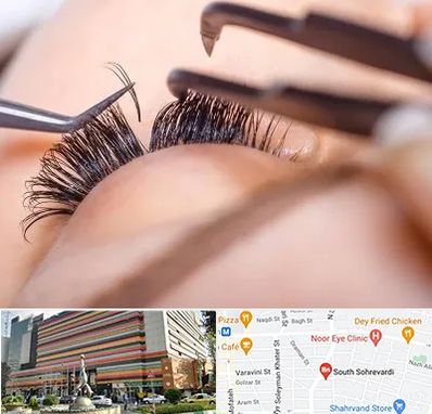 سالن کاشت مژه در سهروردی