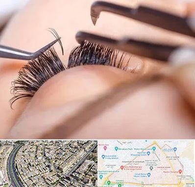 سالن کاشت مژه در شهرک غرب مشهد