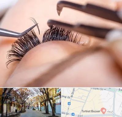 سالن کاشت مژه در تربیت تبریز