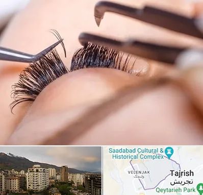 سالن کاشت مژه در زعفرانیه