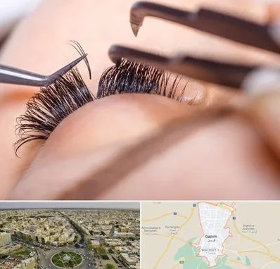 سالن کاشت مژه در قزوین