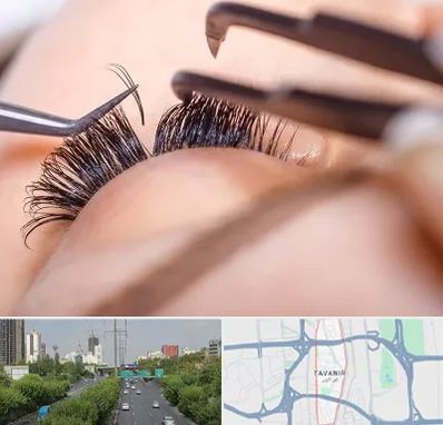 سالن کاشت مژه در توانیر