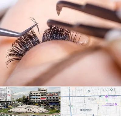 سالن کاشت مژه در مرکز تهران