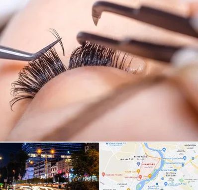 سالن کاشت مژه در کیانپارس اهواز