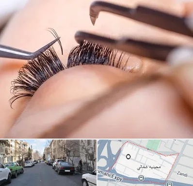 سالن کاشت مژه در مجیدیه شمالی