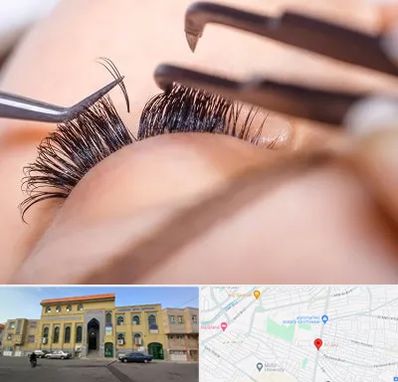 سالن کاشت مژه در زنبیل آباد قم