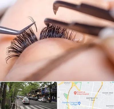 سالن کاشت مژه در ظفر