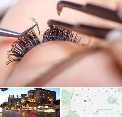 سالن کاشت مژه در بلوار سجاد مشهد