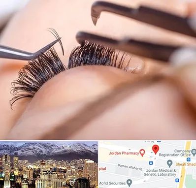 سالن کاشت مژه در جردن