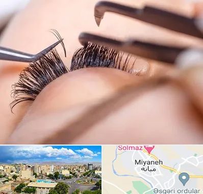 سالن کاشت مژه در میانه