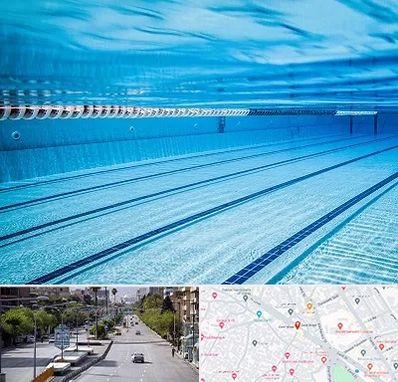 استخر شبانه روزی در خیابان زند شیراز