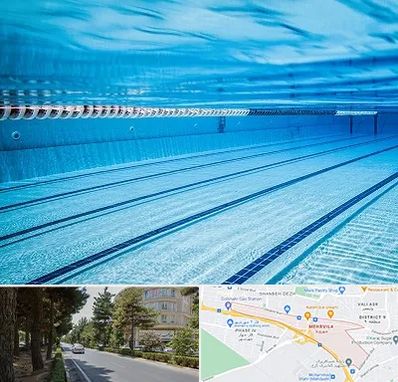 استخر شبانه روزی در مهرویلا کرج