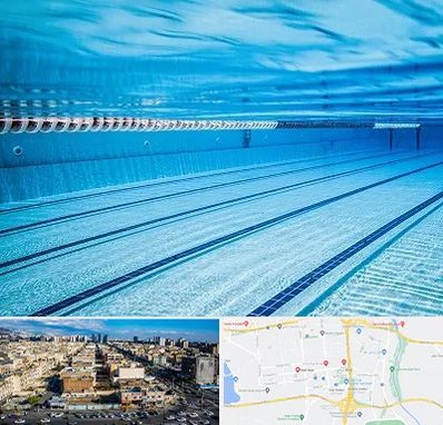 استخر شبانه روزی در شهرک راه آهن