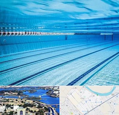 استخر شبانه روزی در کوروش اهواز