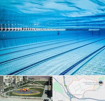 استخر شبانه روزی در مرزداران تبریز