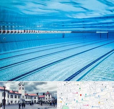 استخر شبانه روزی در میدان شهرداری رشت