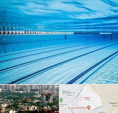 استخر شبانه روزی در عظیمیه کرج 