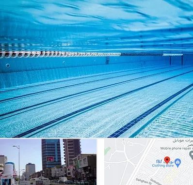 استخر شبانه روزی در چهارراه طالقانی کرج