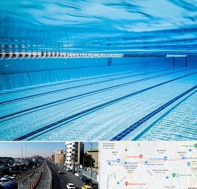 استخر شبانه روزی در پیروزی 