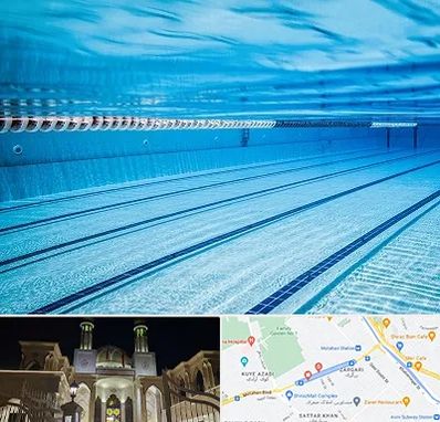 استخر شبانه روزی در زرگری شیراز