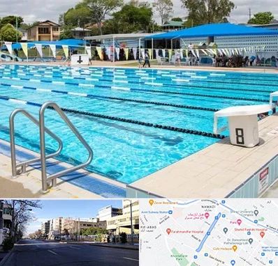 استخر روباز در خیابان ملاصدرا شیراز