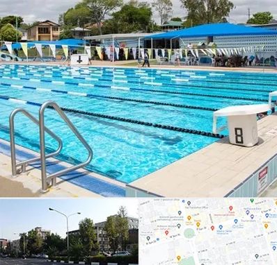 استخر روباز در میدان کاج