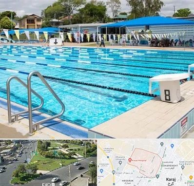 استخر روباز در شاهین ویلا کرج