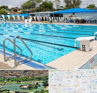 استخر روباز در منطقه 9 تهران