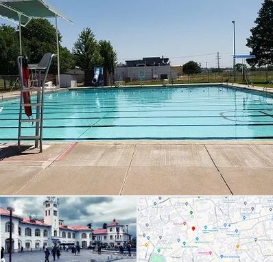 استخر روباز بانوان در میدان شهرداری رشت